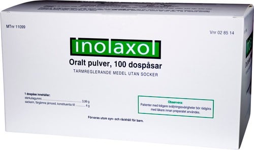 Inolaxol, oralt pulver i dospåse 100 st