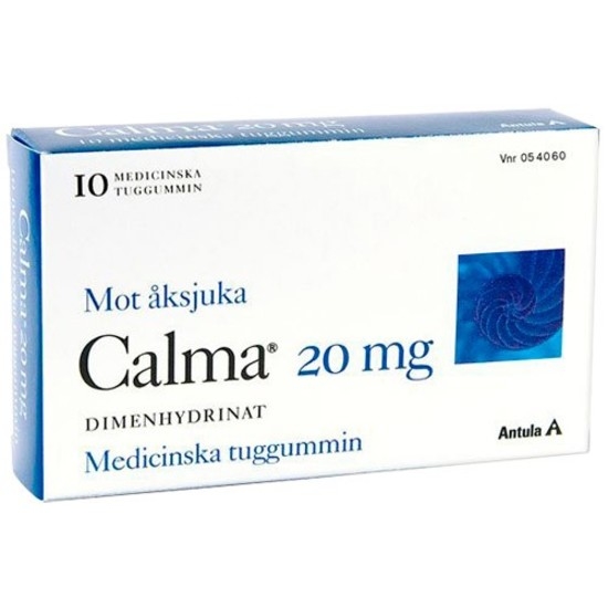 Calma, medicinskt tuggummi 20 mg 10 st