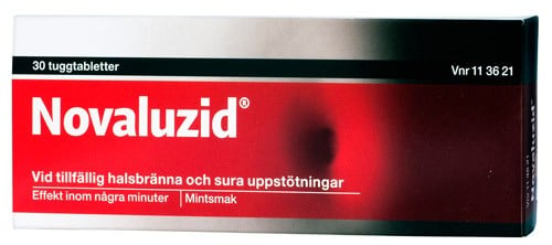 Novaluzid, tuggtablett 30 st