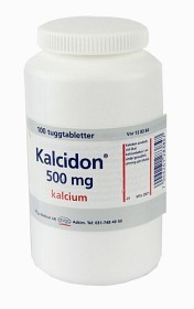 Kalcidon, Tuggtablett 500 mg 100 st
