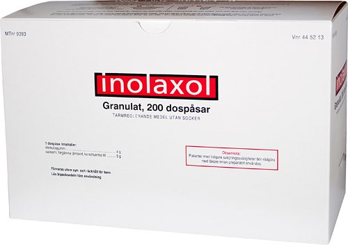 Inolaxol, granulat i dospåse 200 st