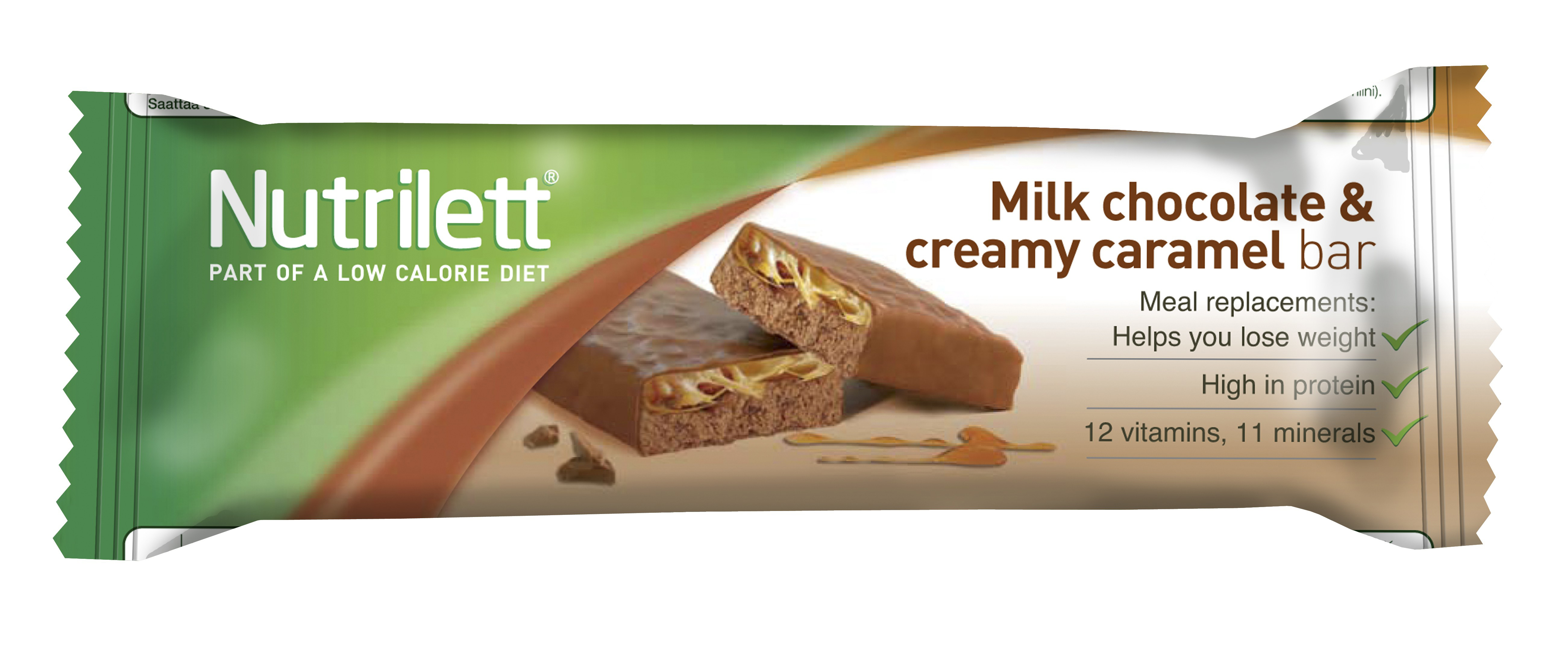 Nutrilett Milk Chocolate & Creamy Caramel Bar 60 g