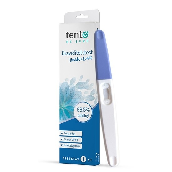 Tento Be Sure Graviditetstest Stav 1 st