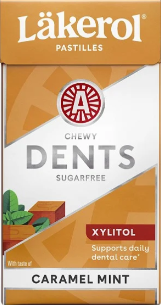 Läkerol Dents Caramel Mint 36 g