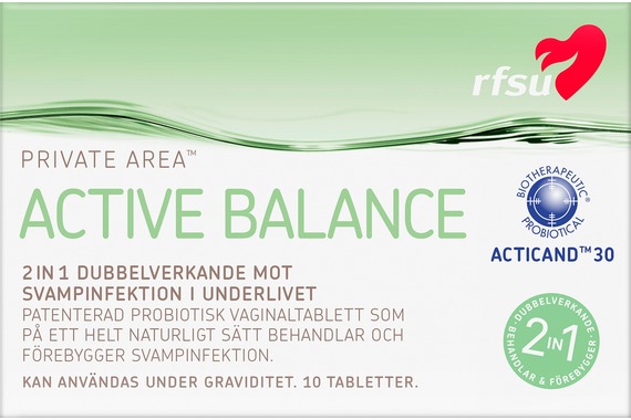 RFSU Active Balance vaginaltablett 10 st