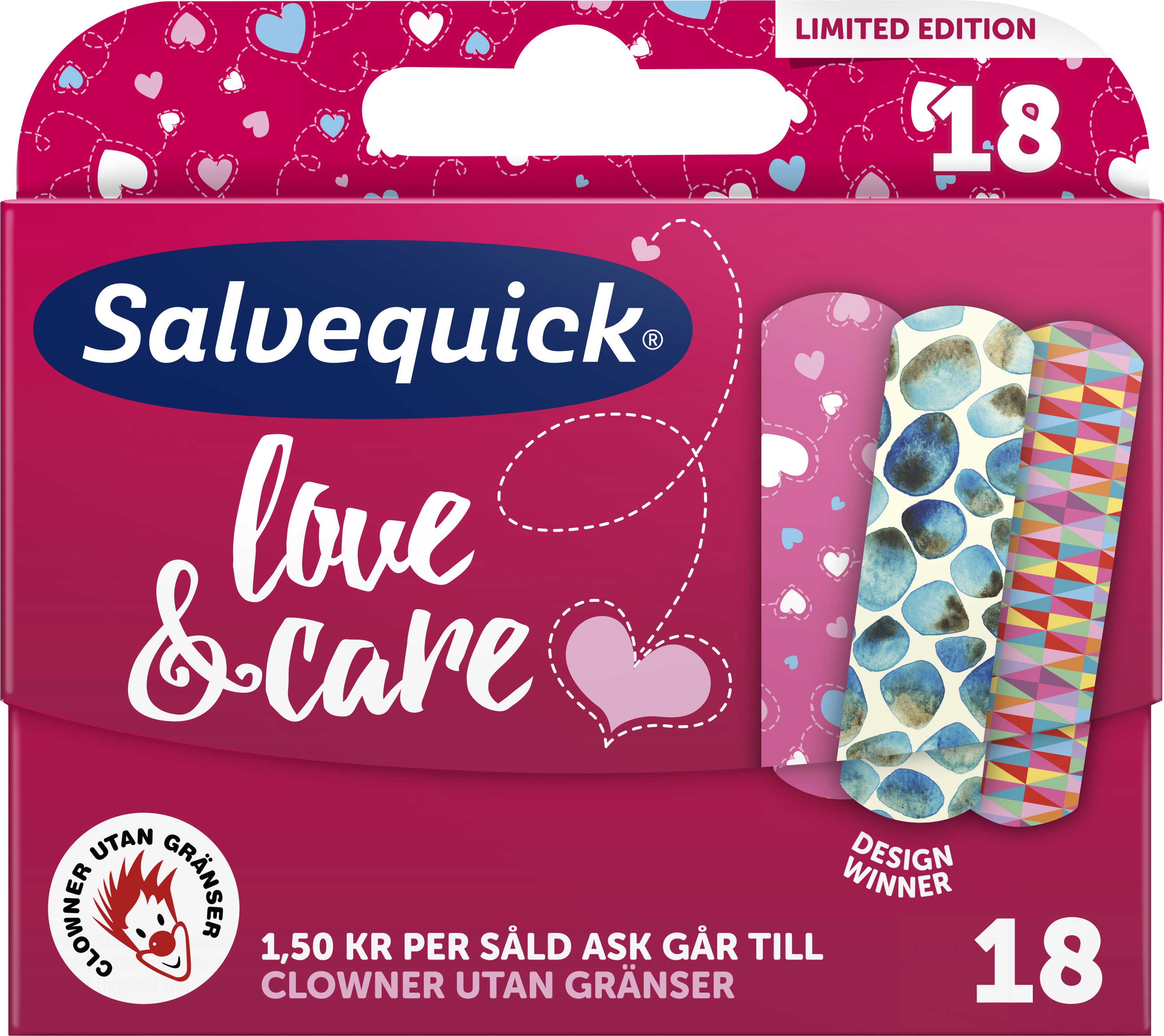 Salvequick Love & Care 18 st Limited Edition