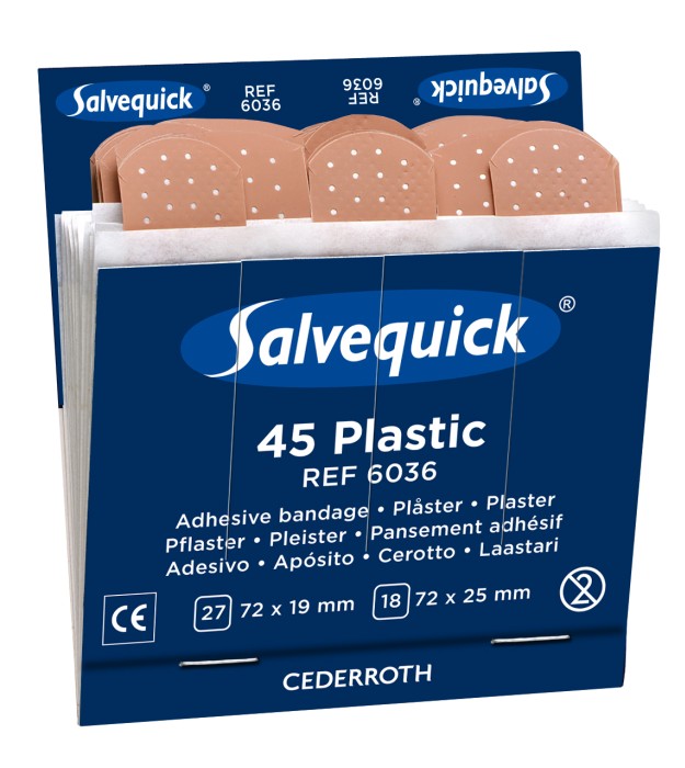 Salvequick Plastplåster refill 45 st