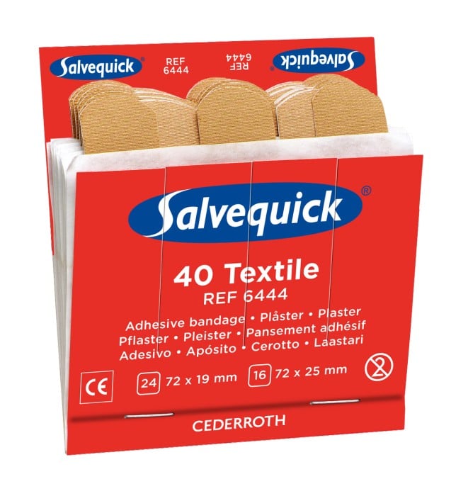 Salvequick Textilplåster refill 40 st