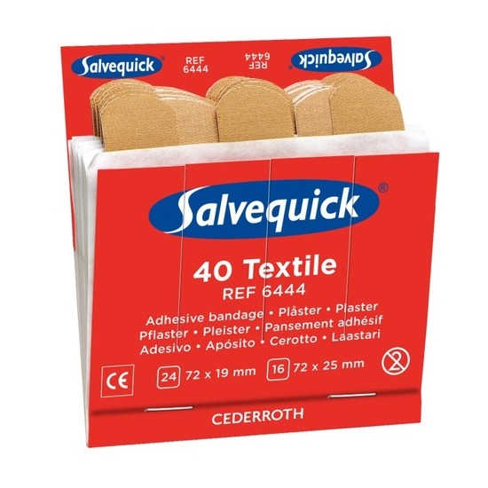 Salvequick Textilplåster refill 40 st