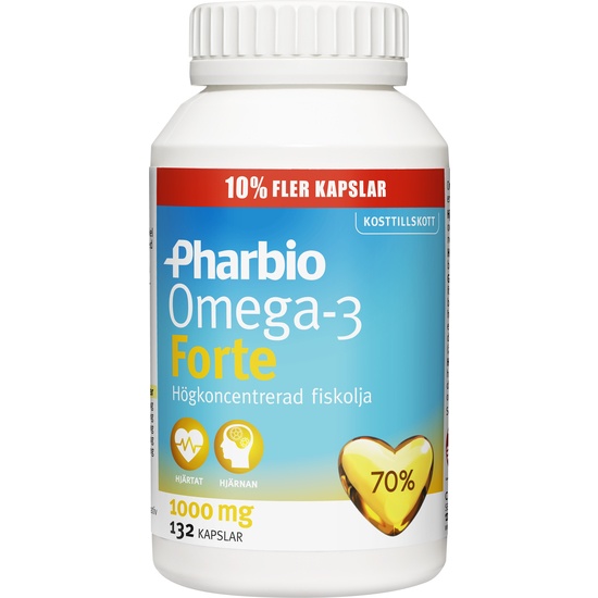 Pharbio Omega-3 Forte 132 kapslar