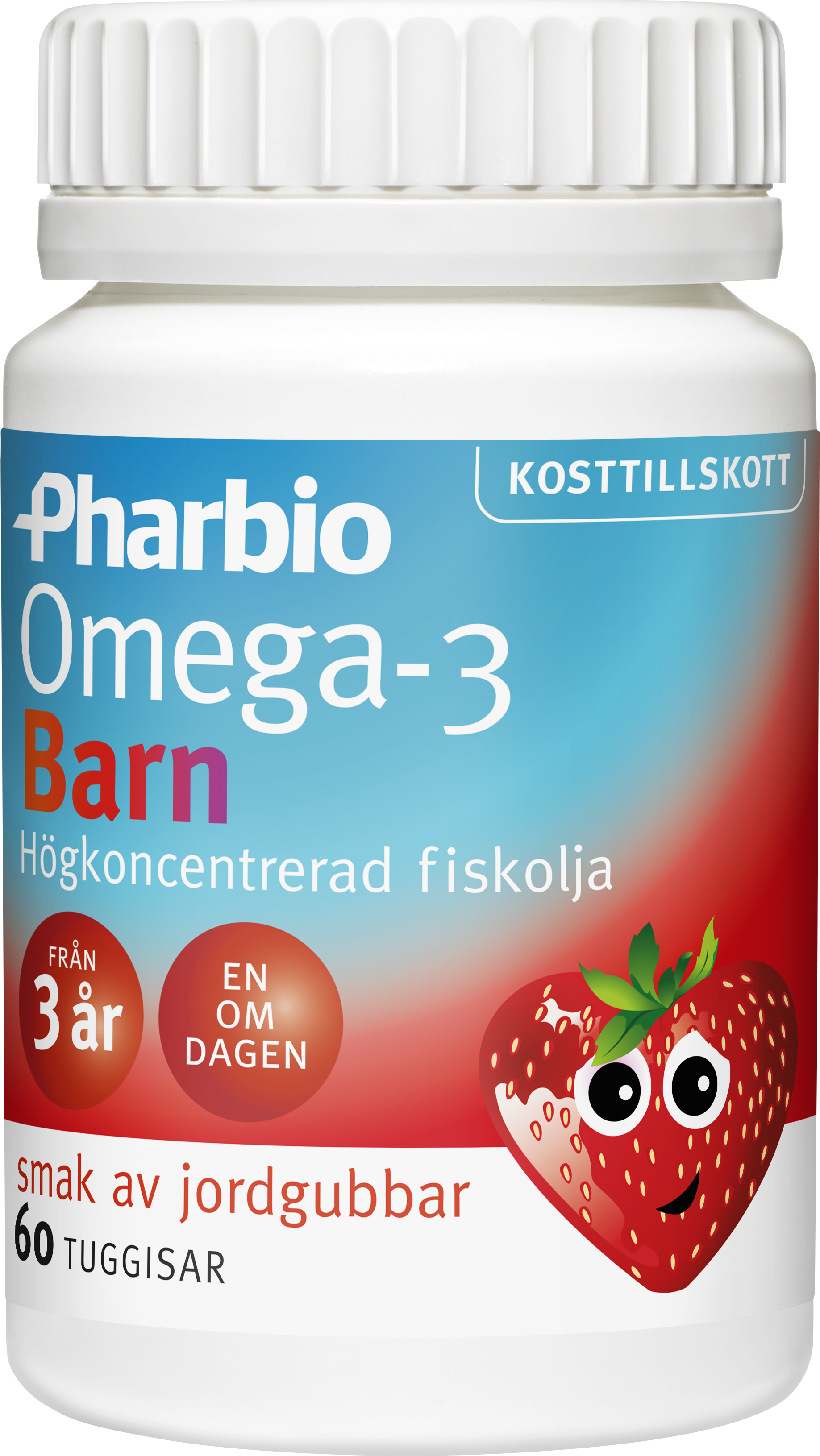 Pharbio Omega-3 Barn 60 kapslar