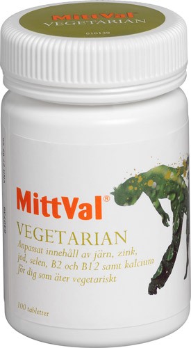 MittVal Vegetarian 100 st tabletter