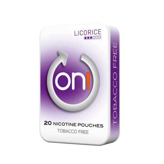 on! Licorice 3mg 20st