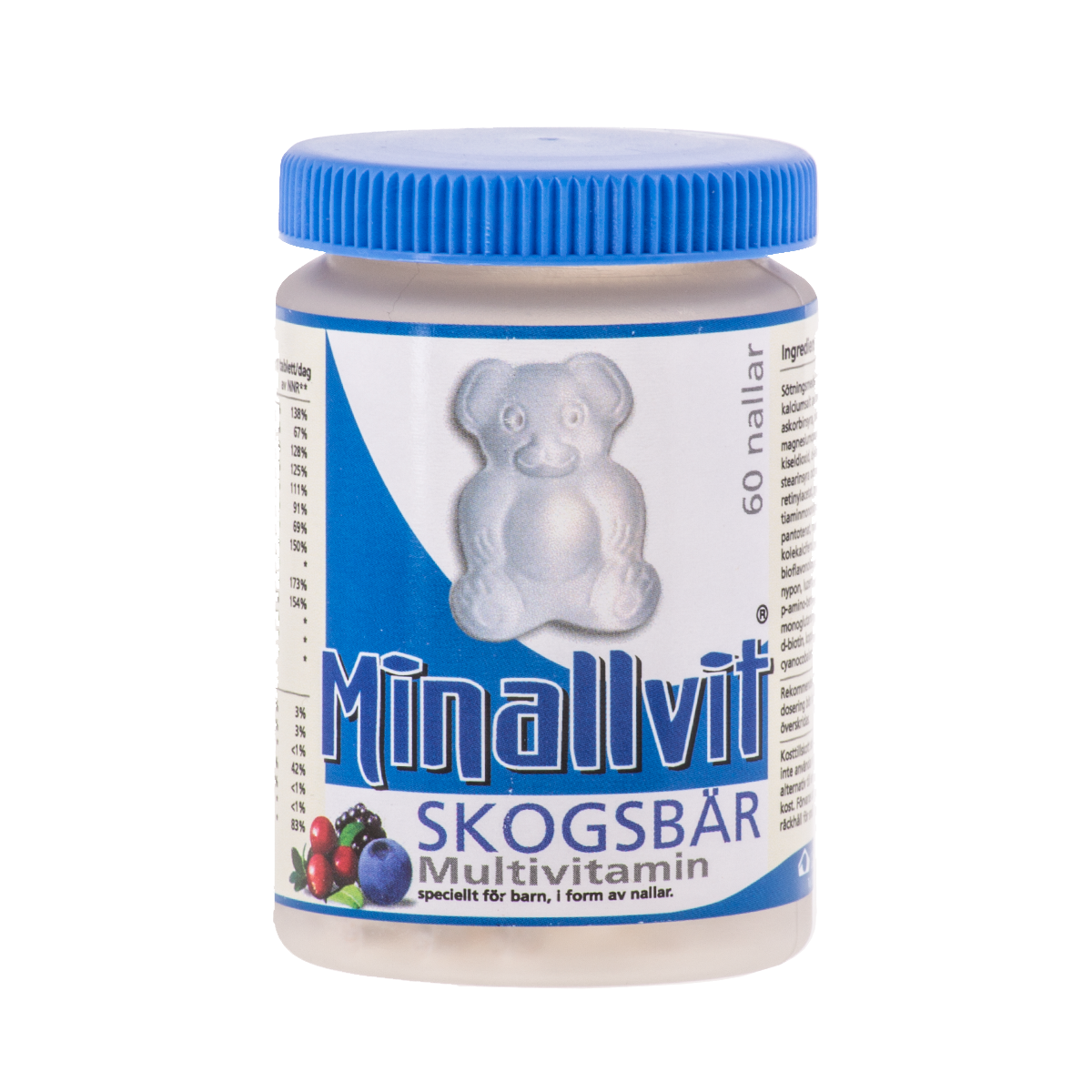 Minallvit Multivitamin Skogsbär 60 st