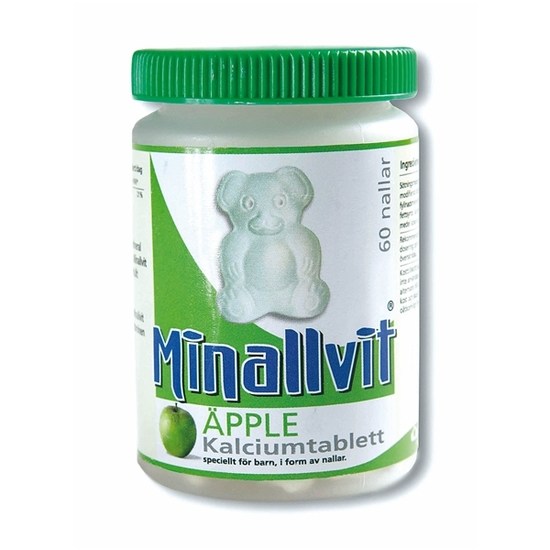 Minallvit Kalcium Äpple 60 st