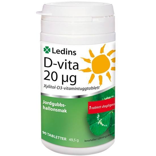 Ledins D-vita 20 µg 90 tabletter