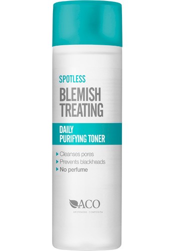 ACO Spotless Daily Purifying Toner Parfymfri Ansiktsrengöring 200 ml