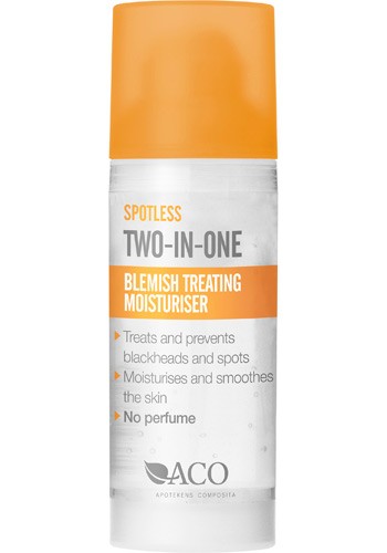 ACO Spotless Blemish Treating Moisturiser Återfuktande Gel Parfymfri 50 ml