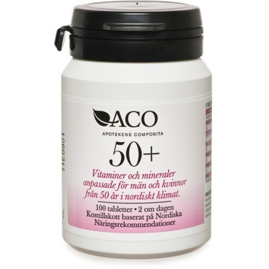 ACO 50+, 100 tabletter