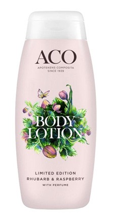 ACO Limited Edition Body Lotion Rhubarb & Raspberry 200ml