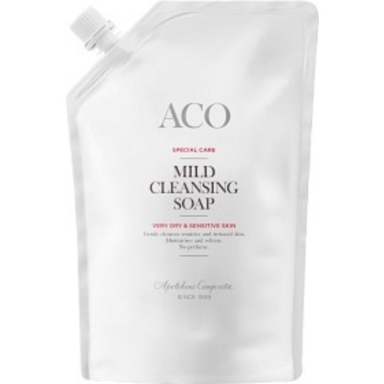 ACO Special Care Mild Cleansing Soap Refill Parfymfri Handtvål 600 ml