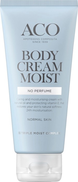 ACO Body Cream Moist Oparfymerad Hudkräm 100 ml