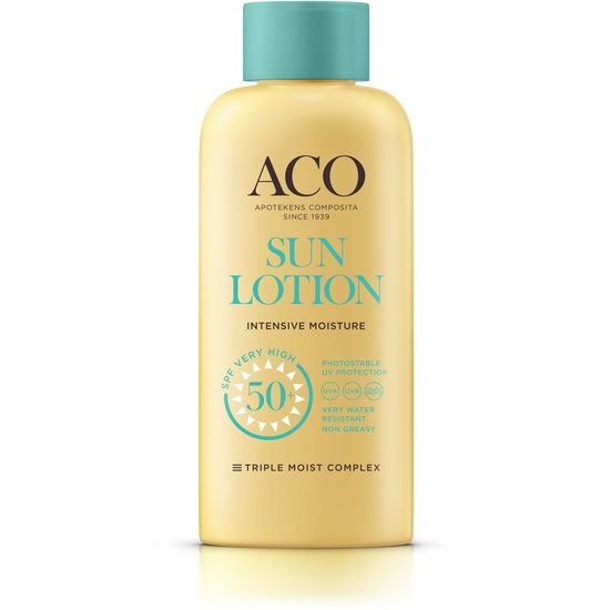 ACO Sun Lotion SPF50+ Parfymfri Solskydd Kropp 200 ml