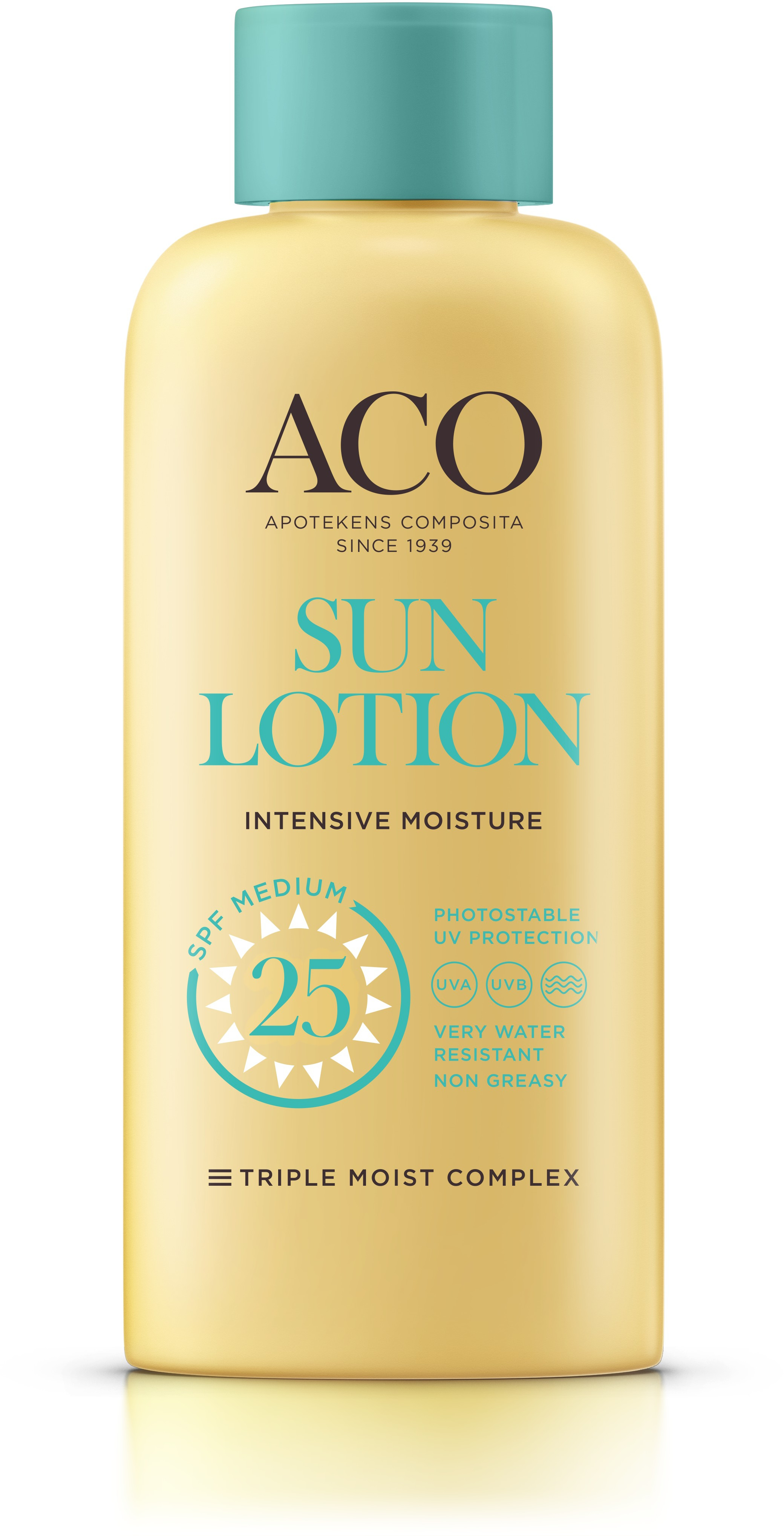 ACO Sun Lotion SPF25 Parfymfri Solskydd Kropp 200 ml