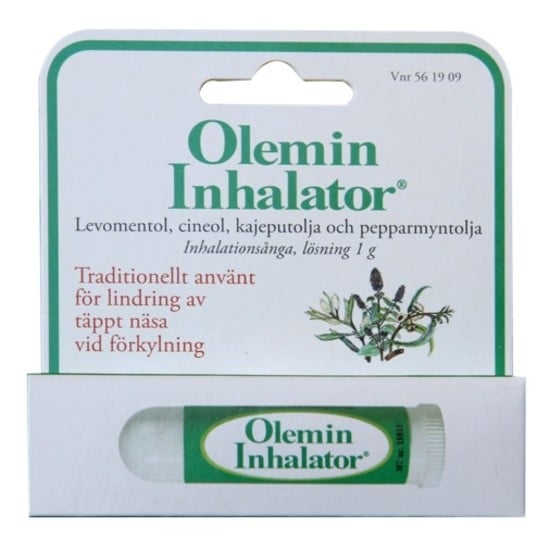 Olemin Inhalator, Inhalationsånga, lösning 1 st