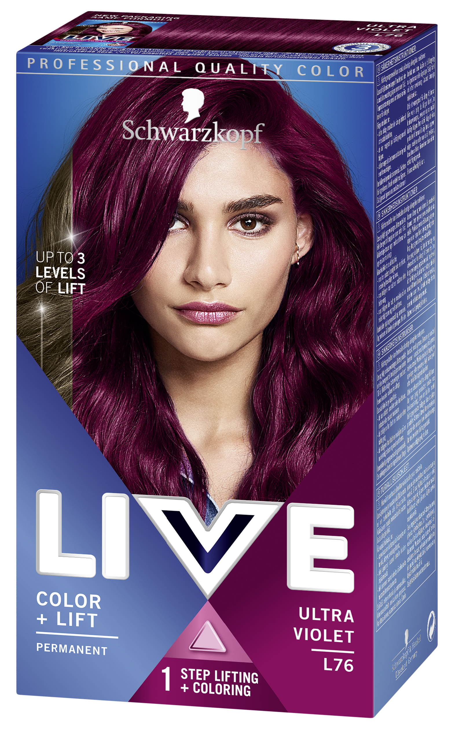 Schwarzkopf LIVE Color Hårfärg 76 Ultra Violet