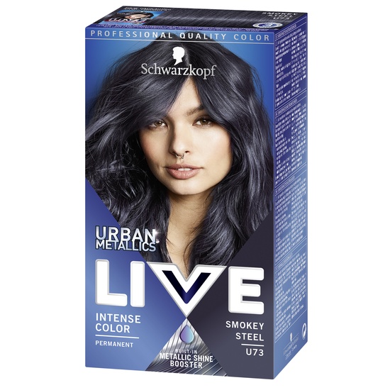Schwarzkopf LIVE Color Hårfärg U73 Steel Smokey