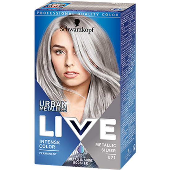 Schwarzkopf LIVE Color Hårfärg U71 Silver Metallic