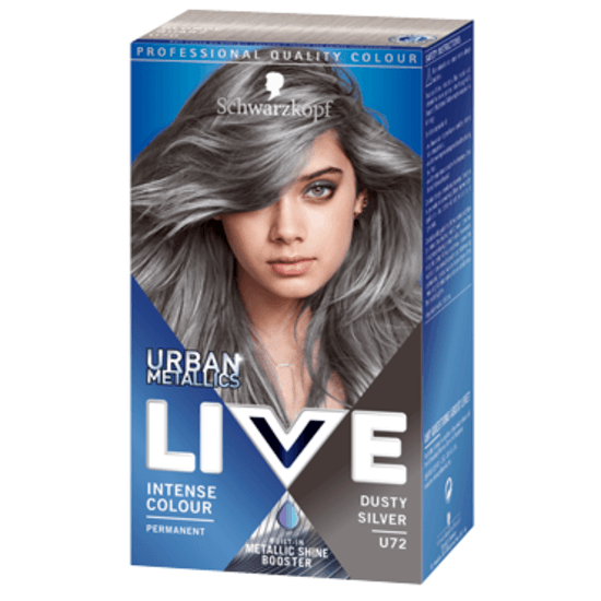 Schwarzkopf LIVE Color Hårfärg U72 Dusty Silver