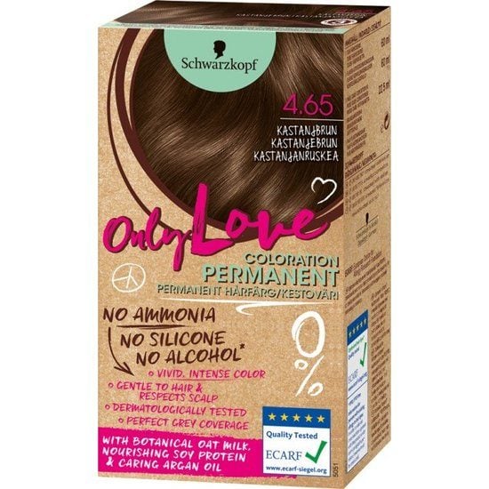 Schwarzkopf Only Love Hårfärg 4.65 Kastanjbrun