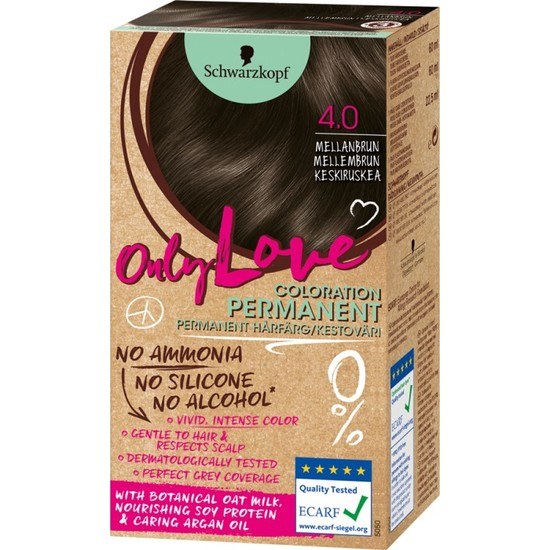 Schwarzkopf Only Love Hårfärg 4.0 Mellanbrun