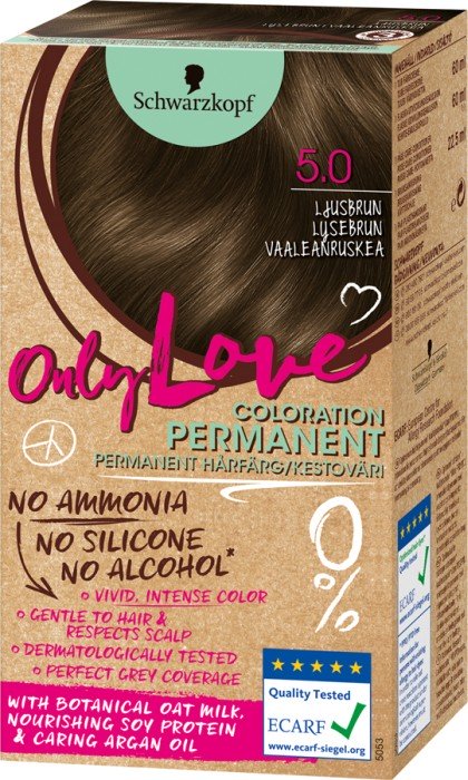 Schwarzkopf Only Love Hårfärg 5.0 Ljusbrun