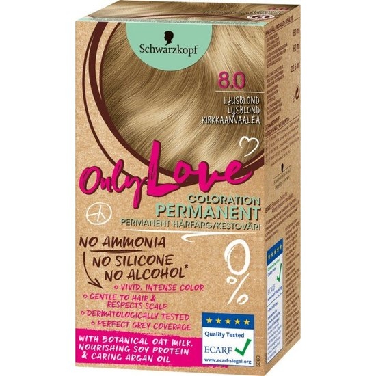 Schwarzkopf Only Love Hårfärg 8.0 Ljusblond