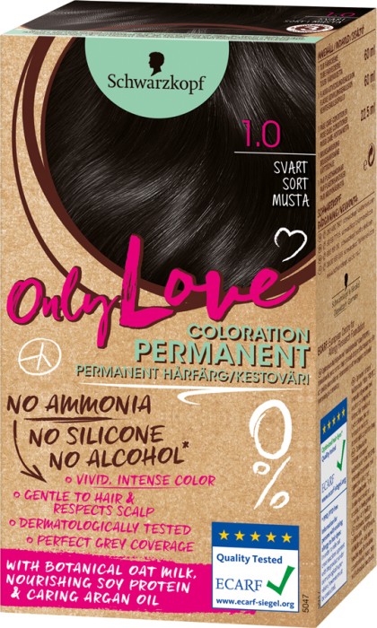 Schwarzkopf Only Love Hårfärg 1.0 Svart