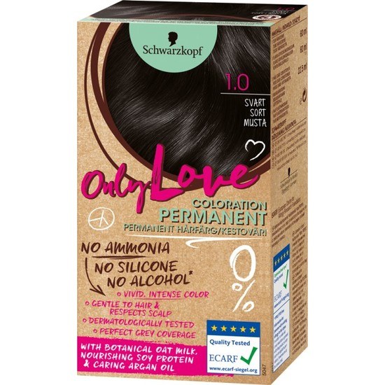 Schwarzkopf Only Love Hårfärg 1.0 Svart