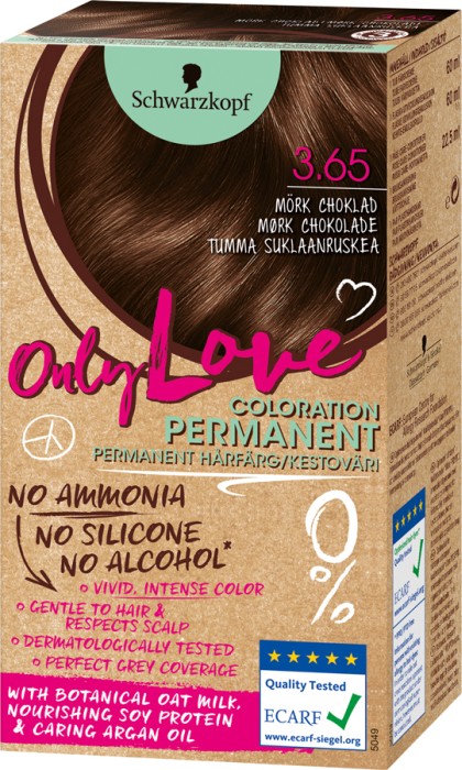 Schwarzkopf Only Love Hårfärg 3.65 Mörk Choklad