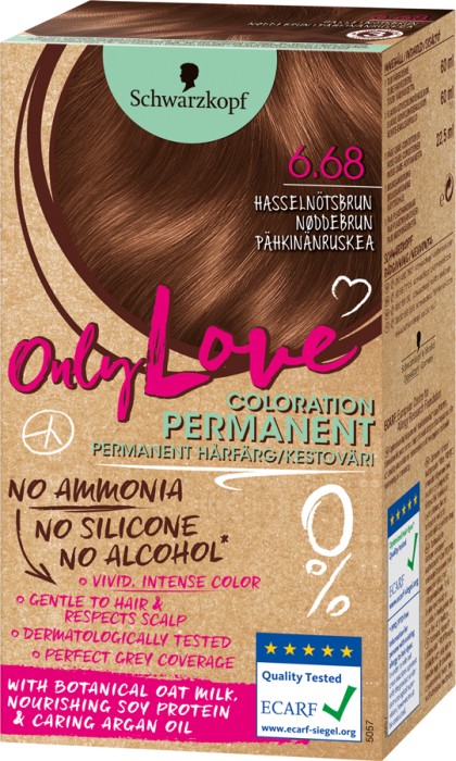 Schwarzkopf Only Love Hårfärg 6.68 Hasselnötsbrun