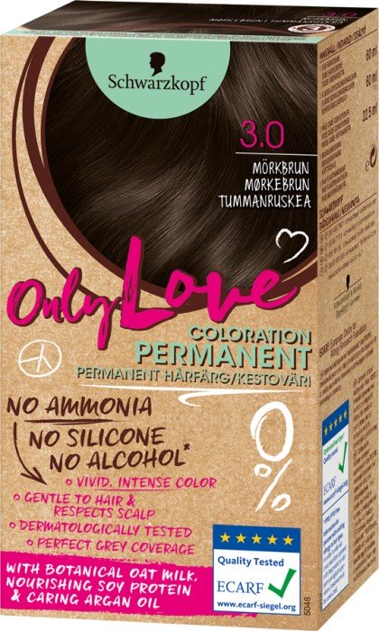 Schwarzkopf Only Love Hårfärg 3.0 Mörkbrun
