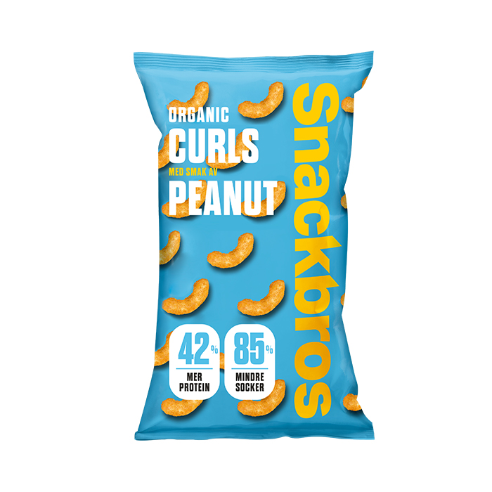 Snackbros Organic Curls Peanut 90 g