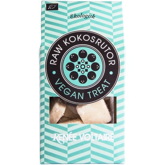 Renée Voltaire Raw Kokosrutor Vegan Treat EKO 100 g