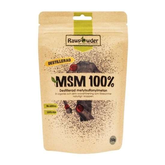 Rawpowder MSM destillerad 250 g