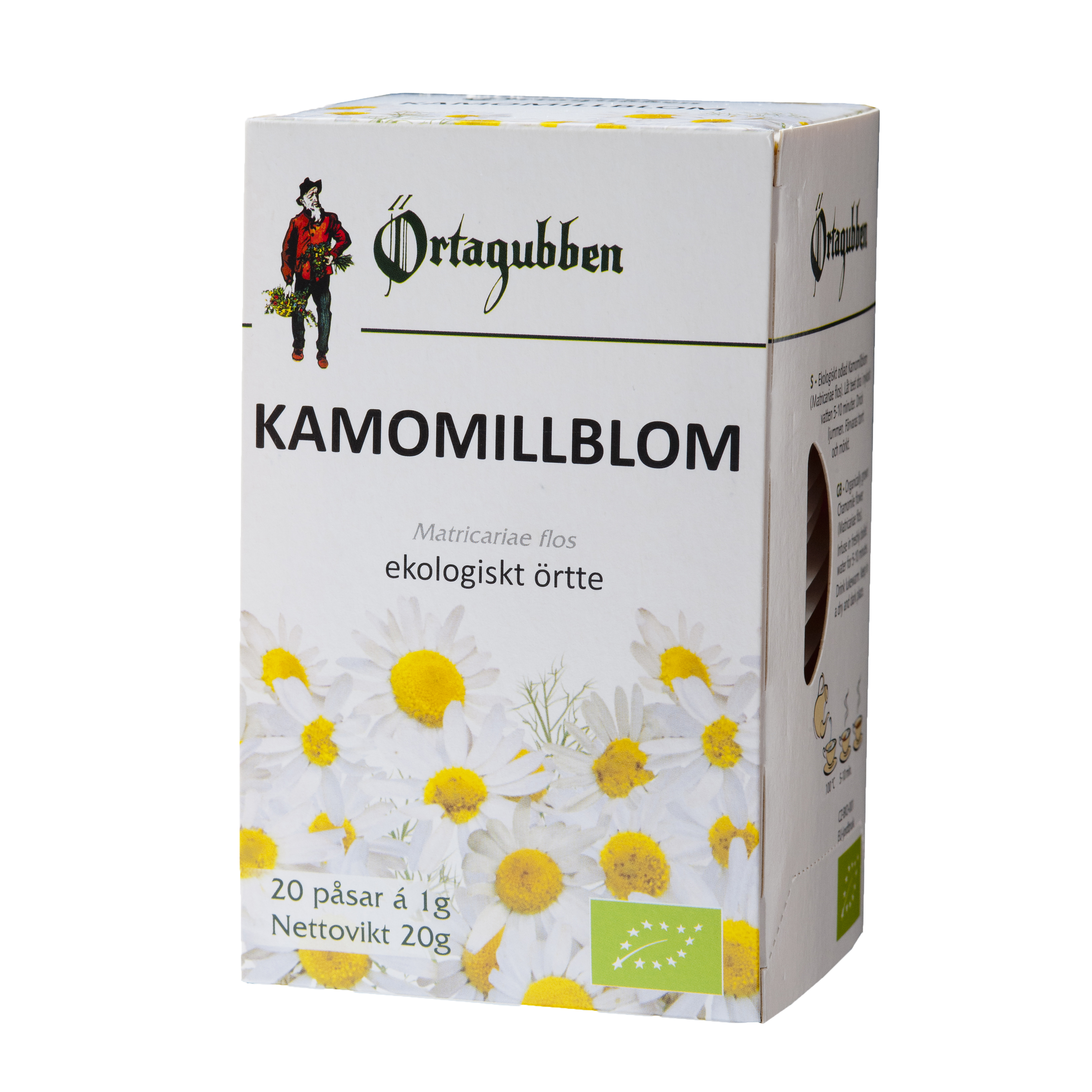 Örtagubbens Kamomill blomma Te-påsar 20 x 1g