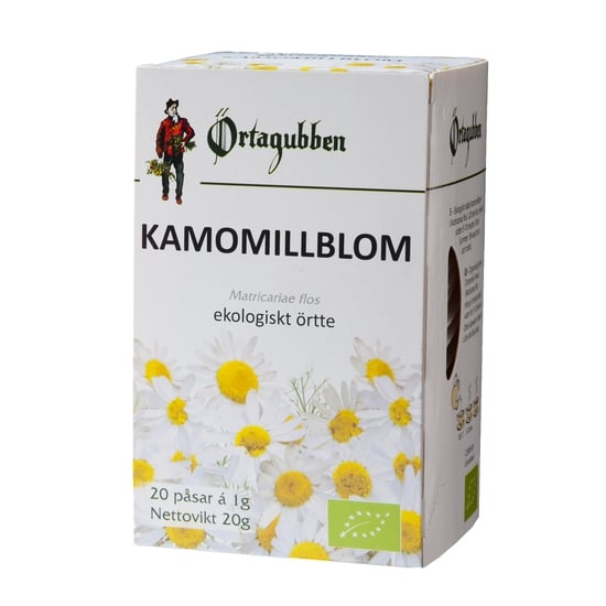 Örtagubbens Kamomill blomma Te-påsar 20 x 1g