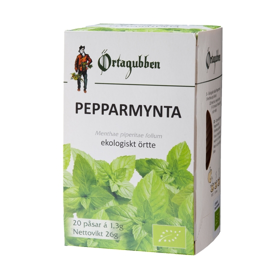 Örtagubbens Pepparmynta blad Te-påsar 20 x 1,3g