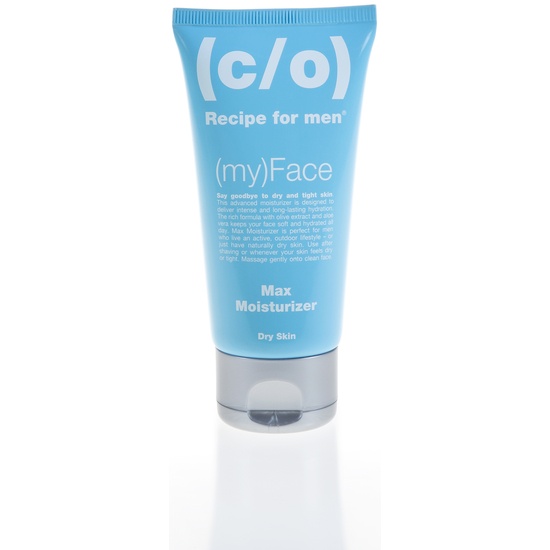 c/o Recipe for men Max Moisturizer 75 ml