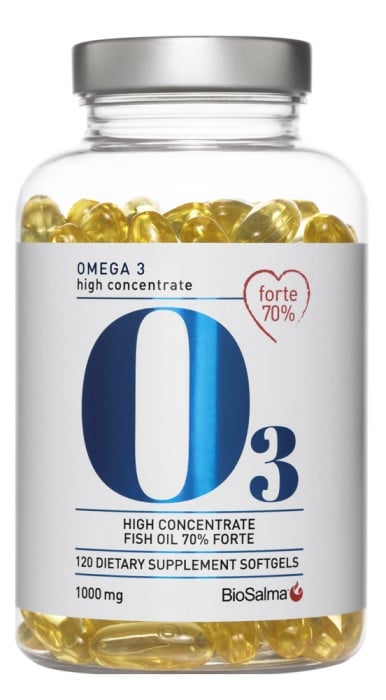 BioSalma Omega3 Forte 70% 1000 mg 120 kapslar